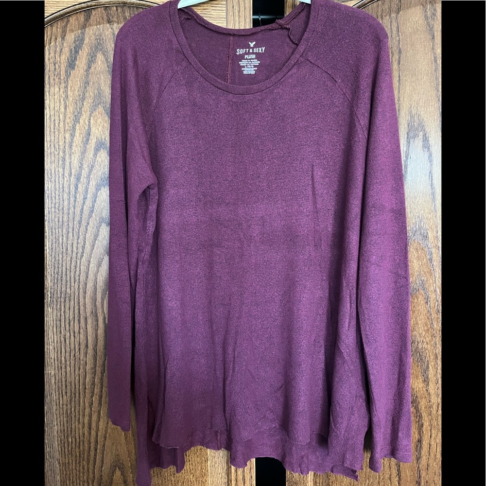 American Eagle Sweater, Burgundy size L
